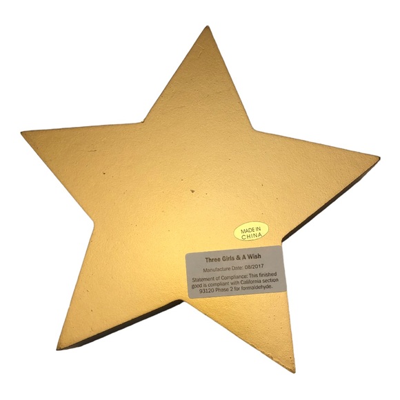 “Merry and Bright” Star Christmas Decor EUC - Picture 4 of 4